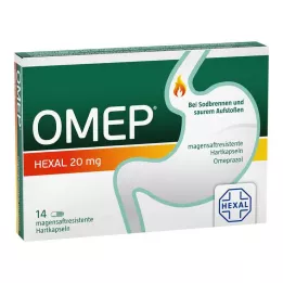 OMEP HEXAL 20 mg capsule rigide rivestite di enterico, 14 pz
