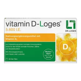 VITAMIN D-LOGES 5.600 U.I. compresse masticabili settimanali, 30 pz