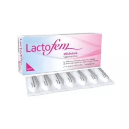 LACTOFEM Supposte vaginali allacido lattico, 7 pezzi