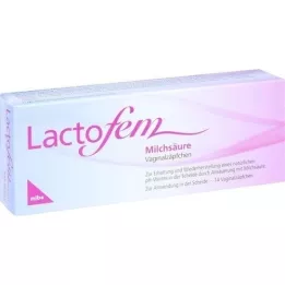 LACTOFEM Supposte vaginali allacido lattico, 14 pezzi