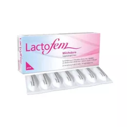 Supposte vaginali di acido lattico Lactofem, 14 pz
