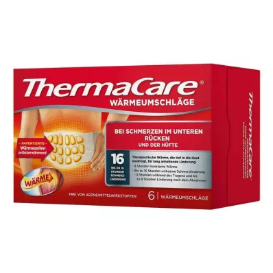 THERMACARE Fasce per la schiena S-XL per alleviare il dolore, 6 pz