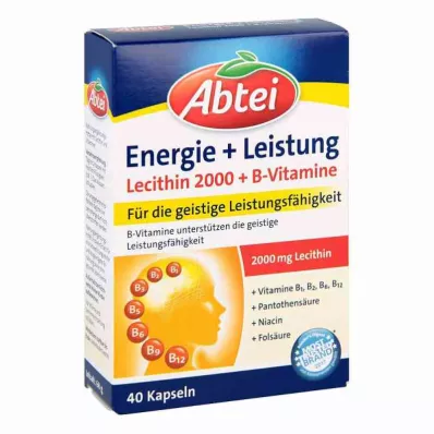 Abbey Lecithin 2000 Plus Capsule di vitamina B (40 pezzi)