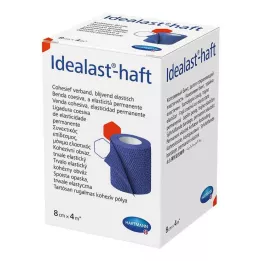 IDEALAST-benda adesiva colorata 8 cm x 4 m blu, 1 pz