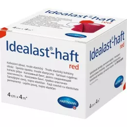 IDEALAST-benda adesiva colorata 4 cmx4 m rosso, 1 pz