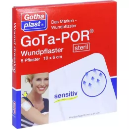 GOTA-POR Cerotto sterile per ferite 60x100 mm, 5 pz