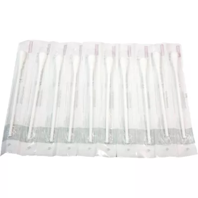 WATTESTÄBCHEN Testa piccola di plastica 15 cm sterile, 50X1 pz