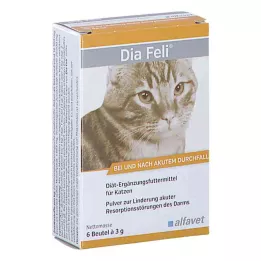 DIA FELI Polvere per gatti, 6X3 g