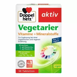 Doppelherz Vitamine Vegetariane + Compresse Minerali, 30 pz