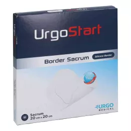 URGOSTART Border Sacrum 20x20 cm Medicazione in schiuma per ferite, 5 pz