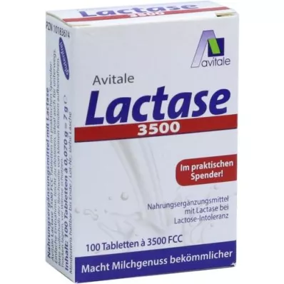 LACTASE 3.500 FCC Compresse in dispenser a scatto, 100 pz