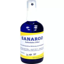 SANARGO Flacone spray di argento colloidale, 100 ml