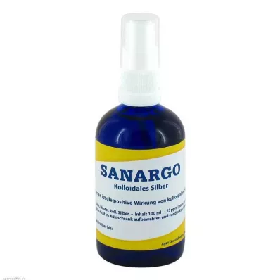 Flacone spray argento colloidale Sanargo, 100 ml Flacone spray argento colloidale Sanargo, 100 ml