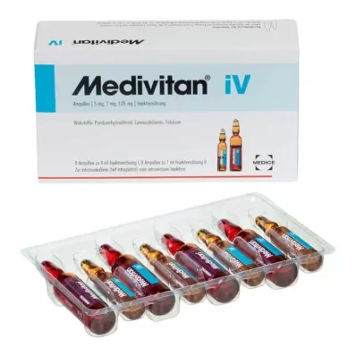 MEDIVITAN soluzione iV per iniezione in coppie di ampere, 8 pz MEDIVITAN soluzione iV per iniezione in coppie di ampere, 8 pz