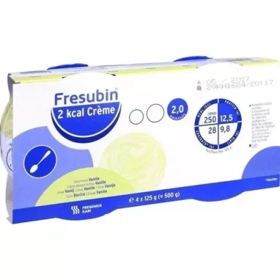 FRESUBIN 2 kcal Crema alla vaniglia in tazza, 4X125 g