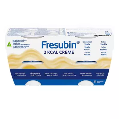 Fresubin 2 kcal crema alla vaniglia |Budino & mangime per costruzioni (4x125 g) Fresubin 2 kcal crema alla vaniglia |Budino & mangime per costruzioni (4x125 g)
