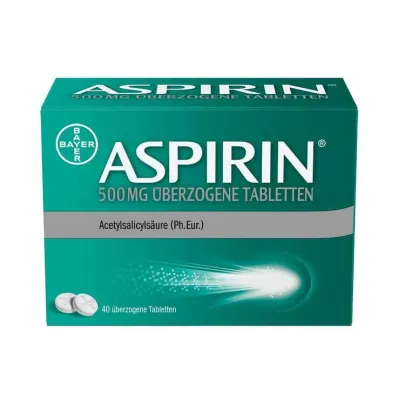 ASPIRIN 500 mg compresse rivestite, 40 pezzi ASPIRIN 500 mg compresse rivestite, 40 pezzi