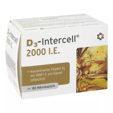 Capsule D3-Intercell da 2000 UI, 180 pezzi