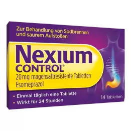 NEXIUM Control 20 mg compresse rivestite con enterici, 14 pz