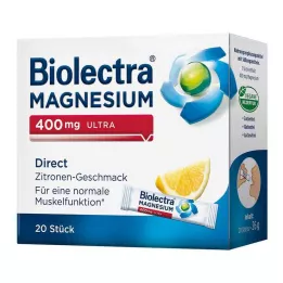 BIOLECTRA Magnesio 400 mg ultra Direct Lemon, 20 pz