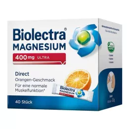 BIOLECTRA Magnesio 400 mg ultra Direct Orange, 40 pezzi