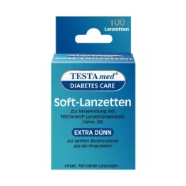 TESTAMED Lancette morbide, 100 pz