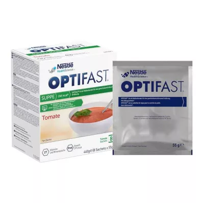 Optifast zuppa di pomodoro in polvere fatta in casa, 8X55 g