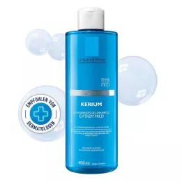 ROCHE-POSAY Shampoo gel estremamente delicato Kerium, 400 ml