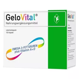 GELOVITAL Integratore alimentare di olio di fegato di merluzzo in capsule, 100 pz