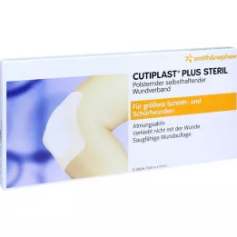 CUTIPLAST Più medicazione sterile 10x19,8 cm, 5 pz