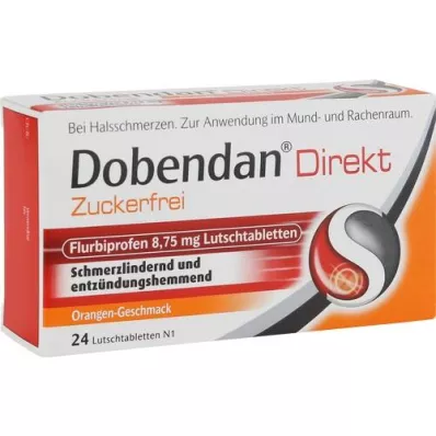 DOBENDAN Flurbiprofene diretto senza zucchero 8,75 mg Lut, 24 pz