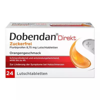 Dobendan Direct Flurbiprofene senza zucchero 8,75 mg pastiglie, 24 pz