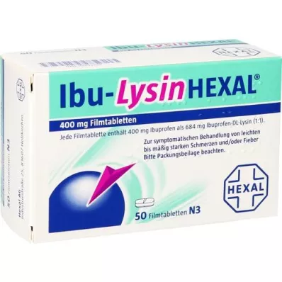 IBU-LYSINHEXAL Compresse rivestite con film, 50 pz