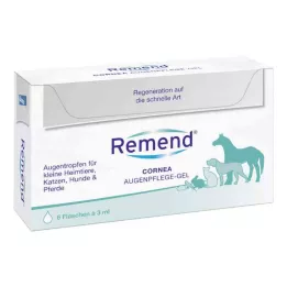 REMEND Gel per la cura degli occhi della cornea per cani/gatti/cavalli, 6X3 ml