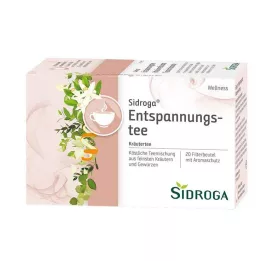 SIDROGA Bustina di filtro per il tè Wellness Relax, 20X1,75 g