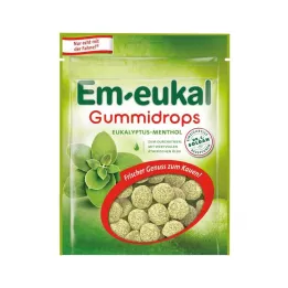 EM-EUKAL Gocce di gomma alleucalipto-mentolo, contenenti zucchero, 90 g
