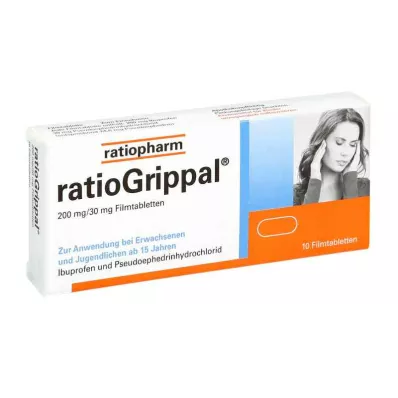 RATIOGRIPPAL 200 mg/30 mg compresse rivestite con film, 10 pz