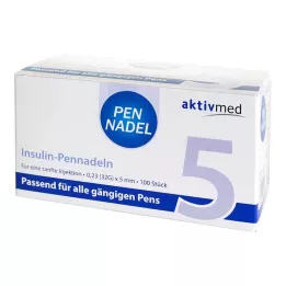PEN-NADELN Universal 5 cannule 0,23x5 mm 32 G, 100 pz