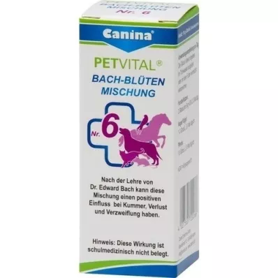 PETVITAL Fiori di Bach No.6 Globuli vet., 10 g