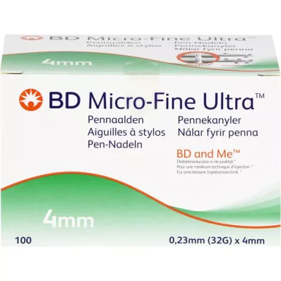 BD MICRO-FINE ULTRA Aghi da penna 0,23x4 mm, 100 pz