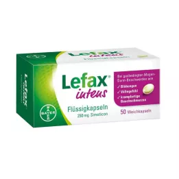 LEFAX capsule liquide intensive 250 mg simeticon, 50 pz