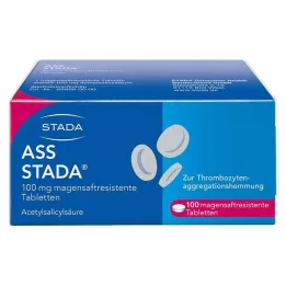 ASS STADA 100 mg compresse rivestite con enterici, 100 pz