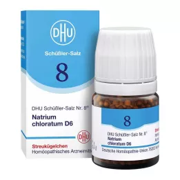 BIOCHEMIE DHU 8 Natrium chloratum D 6 globuli, 10 g