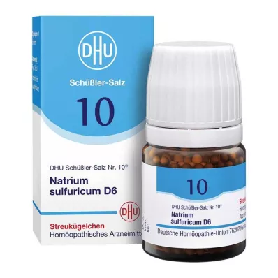 DHU Sale Schüßler n. 10 Natrum sulfuricum D6 globuli, 10 g DHU Sale Schüßler n. 10 Natrum sulfuricum D6 globuli, 10 g