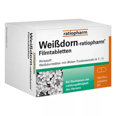 Compresse rivestite con film Hawthorn-ratiopharm®, 100 pz Compresse rivestite con film Hawthorn-ratiopharm®, 100 pz