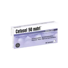 CEFASEL 50 tabs di selenio nutriente, 60 pz