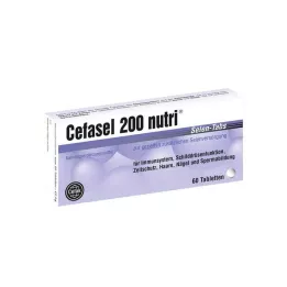 CEFASEL 200 compresse di selenio nutriente, 60 pezzi