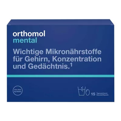 Orthomol Mental Granuli / Capsule 15 porzioni giornaliere, 1 p Orthomol Mental Granuli / Capsule 15 porzioni giornaliere, 1 p