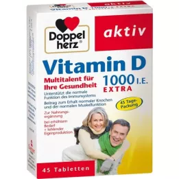 DOPPELHERZ Vitamina D3 1000 U.I. EXTRA Compresse, 45 pz