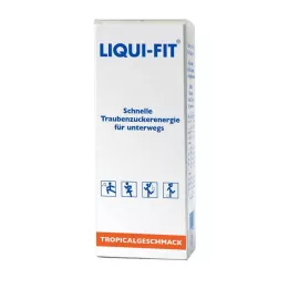 LIQUI FIT Soluzione zuccherina liquida Bustina tropicale, 12 pz